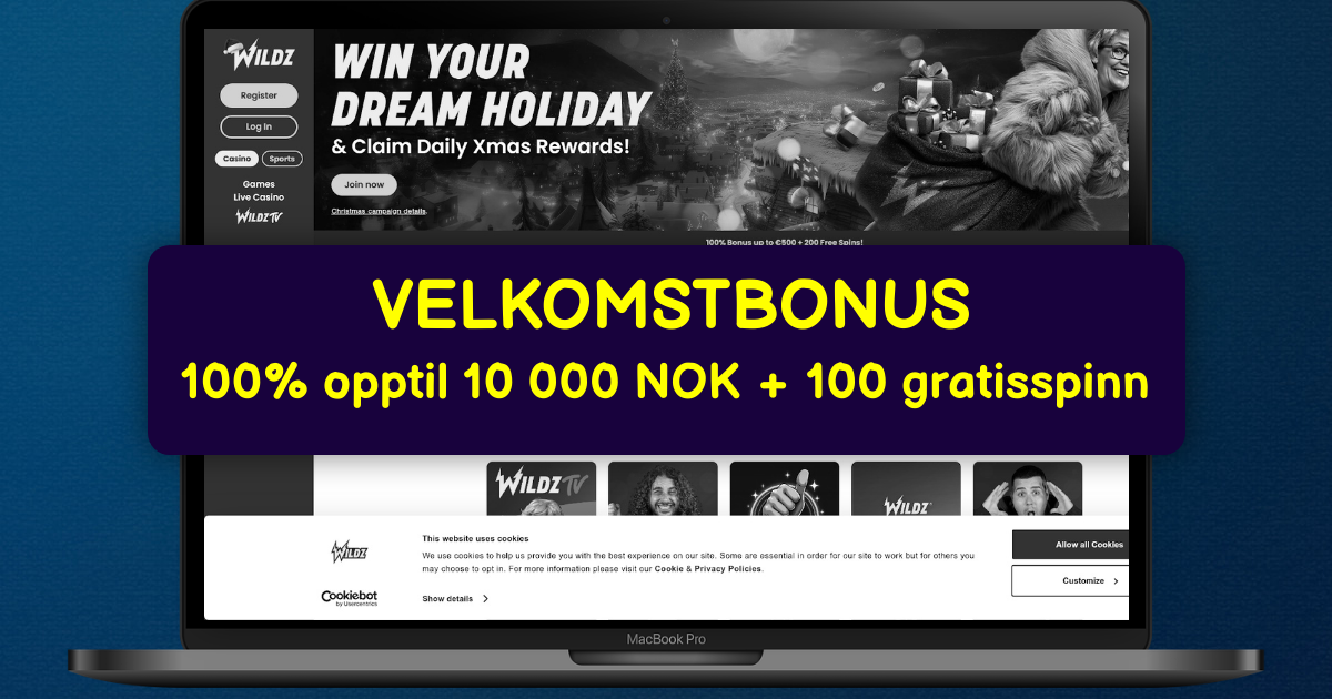 Wildz Casino - Norges beste nettcasino med lynraske utbetalinger